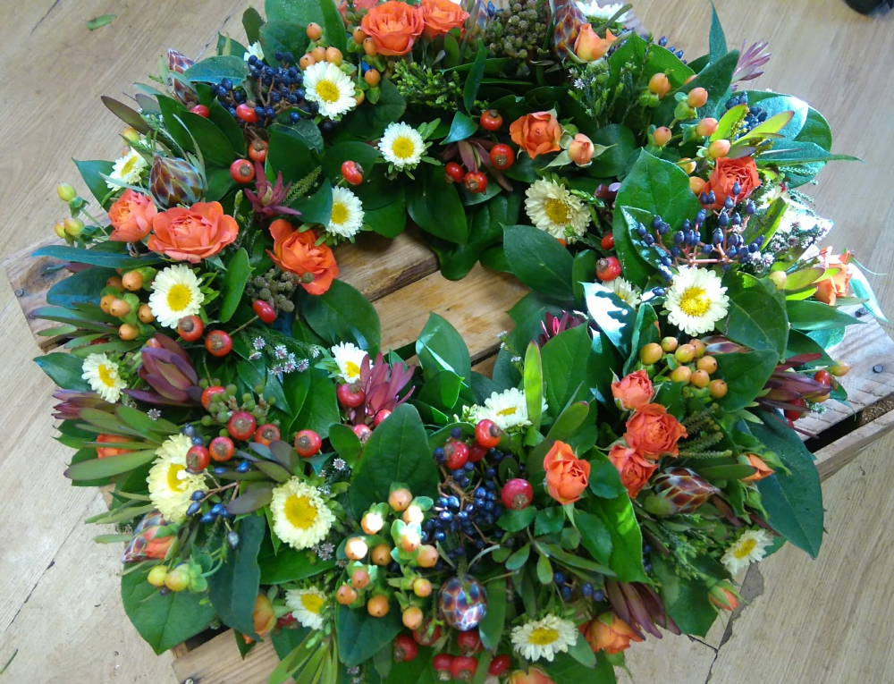 Mixed Autumn wreath