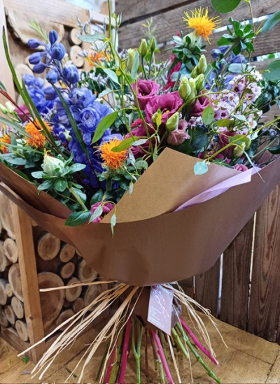 Wild Thing - Wild style bouquet in seasonal flowers and foliage